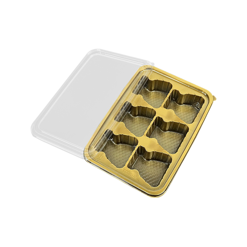 Scatola di imballaggio in plastica con copertura a bolle di caramelle