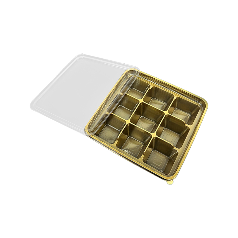 Scatola per imballaggio in blister in PET a nove griglie