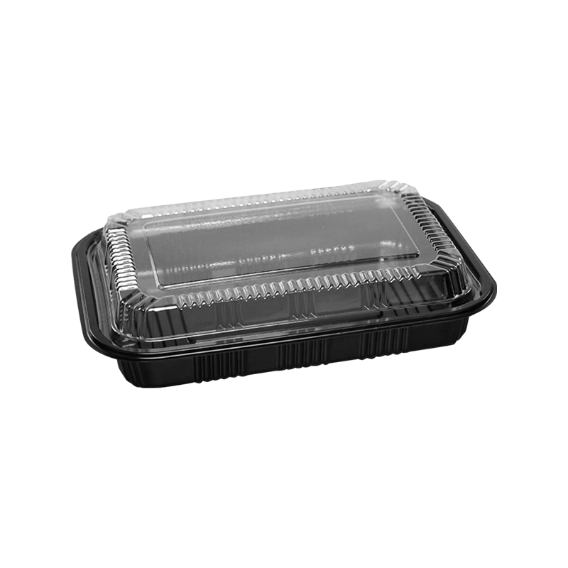 Scatola di imballaggio con copertura antitraboccamento adatta per forni a microonde