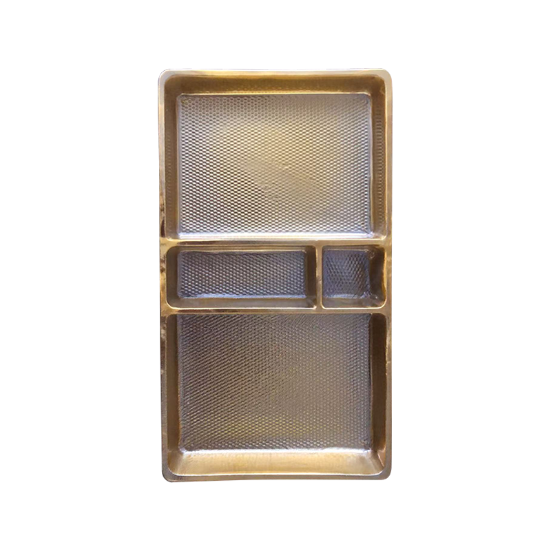 Vassoio per confezionamento caramelle semitrasparenti usa e getta